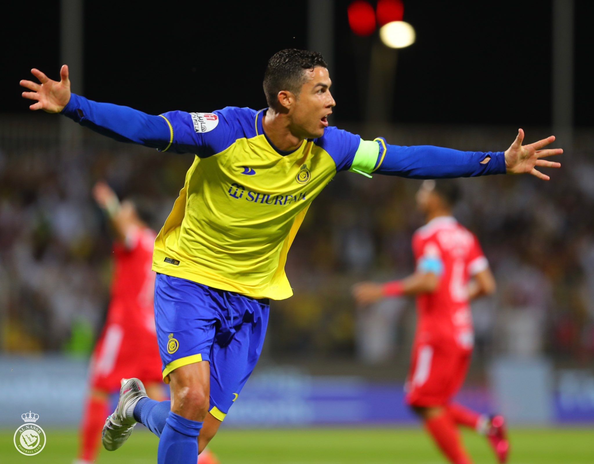  Cristiano Ronaldo celebra un gol con el Al Nassr.