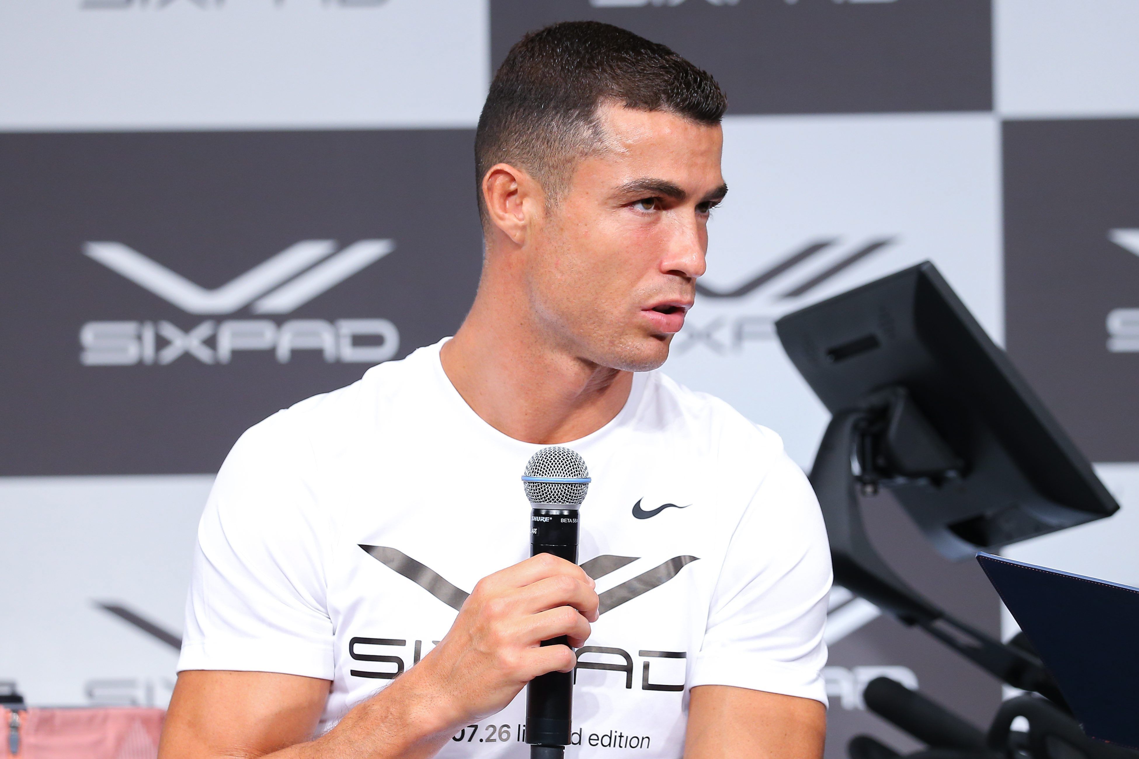  Cristiano Ronaldo en una acción publicitaria (Cordon Press)