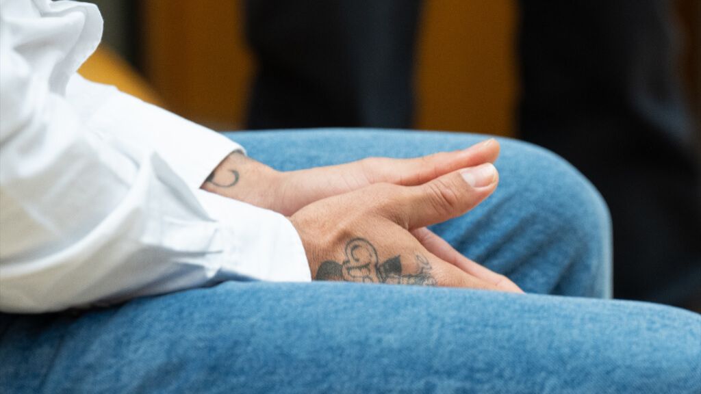 Dani Alves en el primer día del juicio (Europa Press)