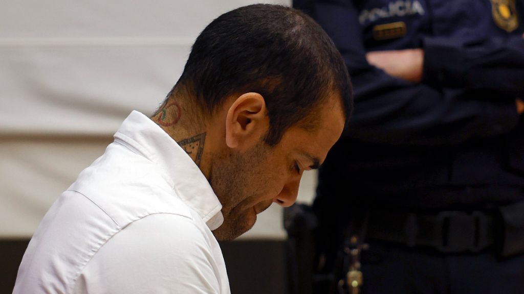 Dani Alves en el primer día del juicio por la presunta agresión sexual (Cordon Press)