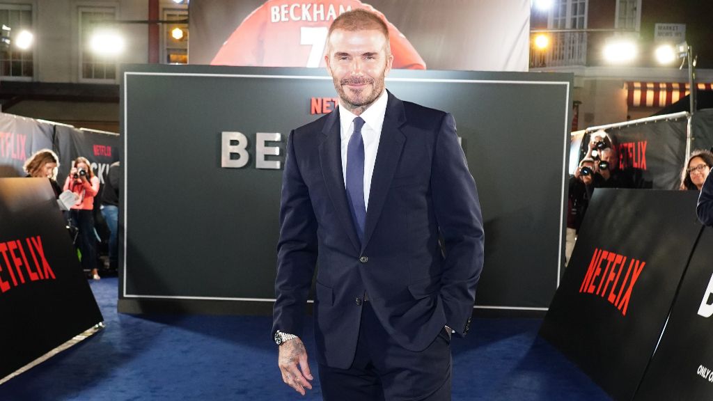 David Beckham, en la presentación de su serie en Netflix (Cordon Press)