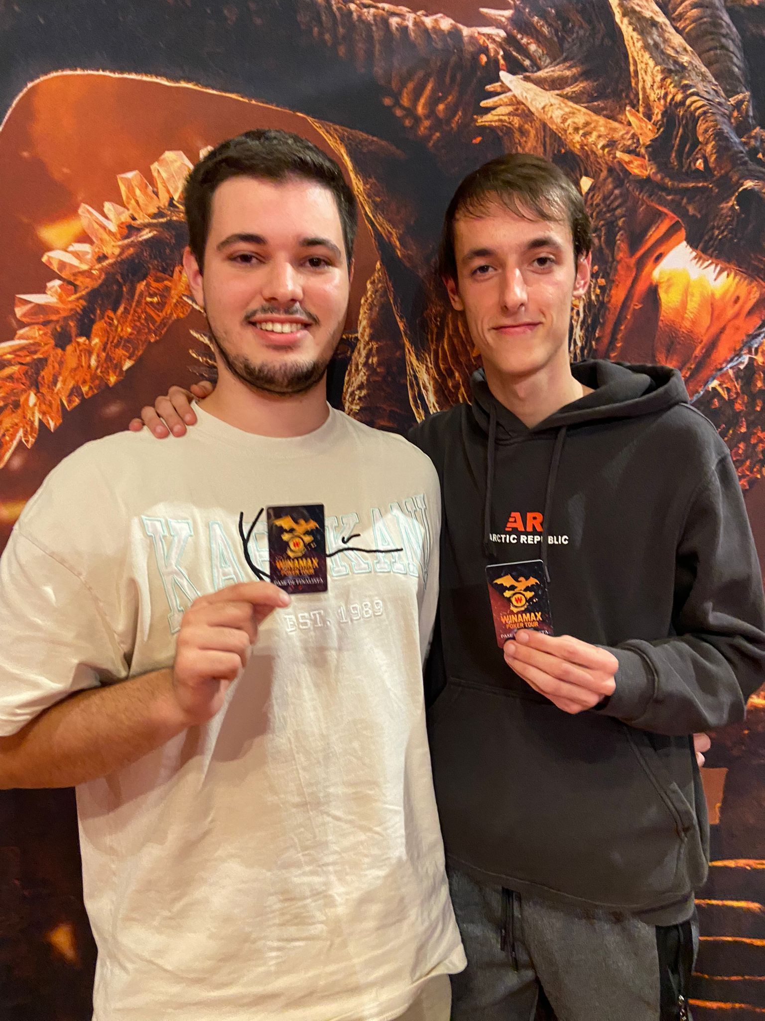 Diego Gordón y Saúl Gutiérrez, los dos clasificados de Zaragoza para la Gran Final del WIPT