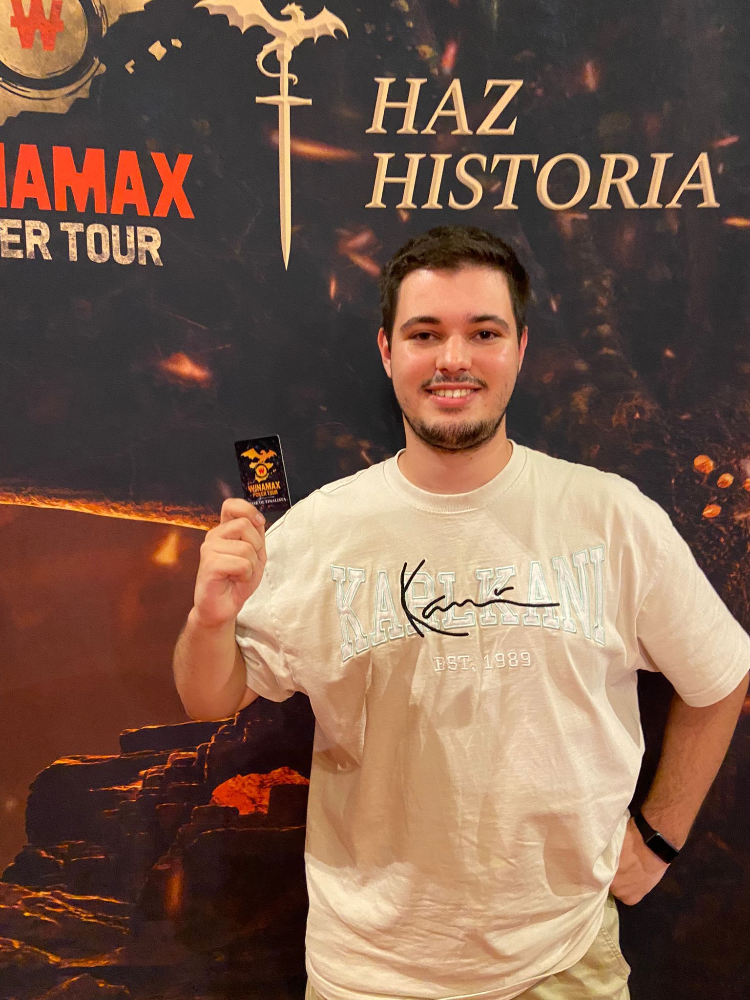 Diego Gordón, uno de los dos clasificados para la Gran Final del WIPT