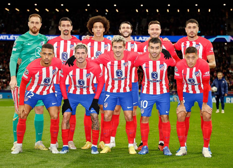 El once del Atlético de Madrid ante la Lazio (Foto: ATM).
