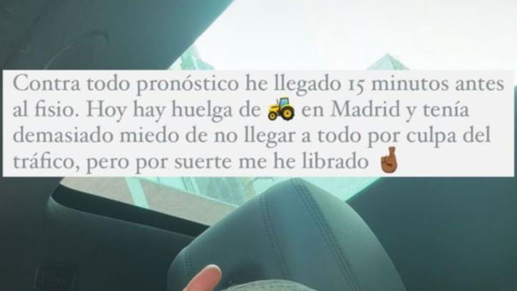 El mensaje de Ana Peleteiro y la huelga de tractores.