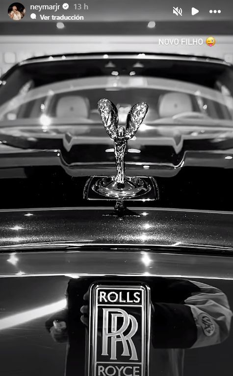 El nuevo coche de Neymar, anunciado en sus stories