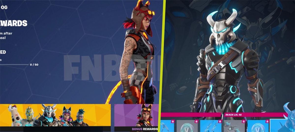  El pase de batalla de Fortnite OG, totalmente filtrado @FNBRintel