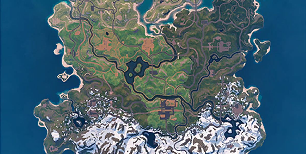  El primer vistazo al mapa del Capítulo 5 de Fortnite