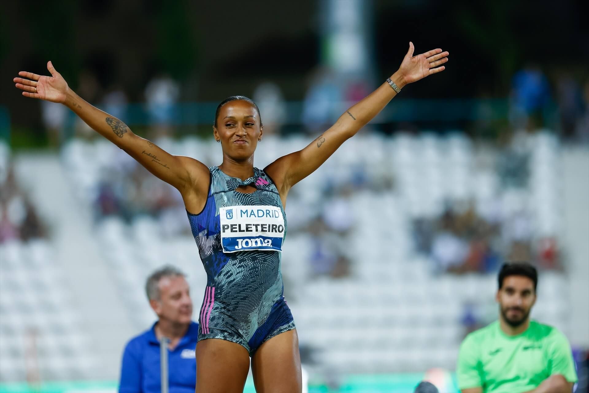 Ana Peleteiro en el Meeting de Madrid de julio de 2023