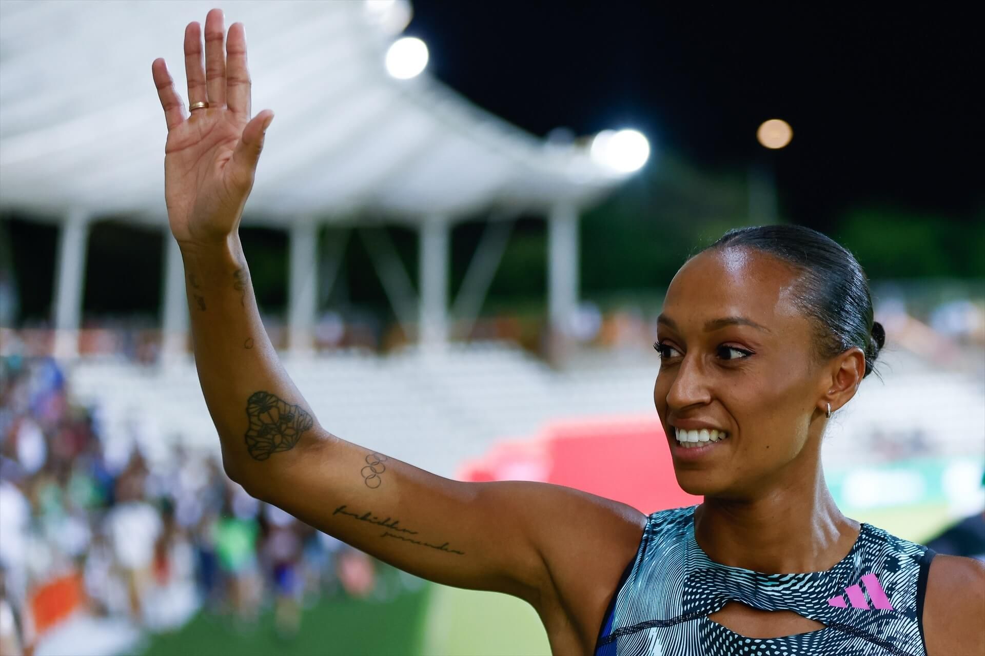  Ana Peleteiro durante el meeting de Madrid de 2023