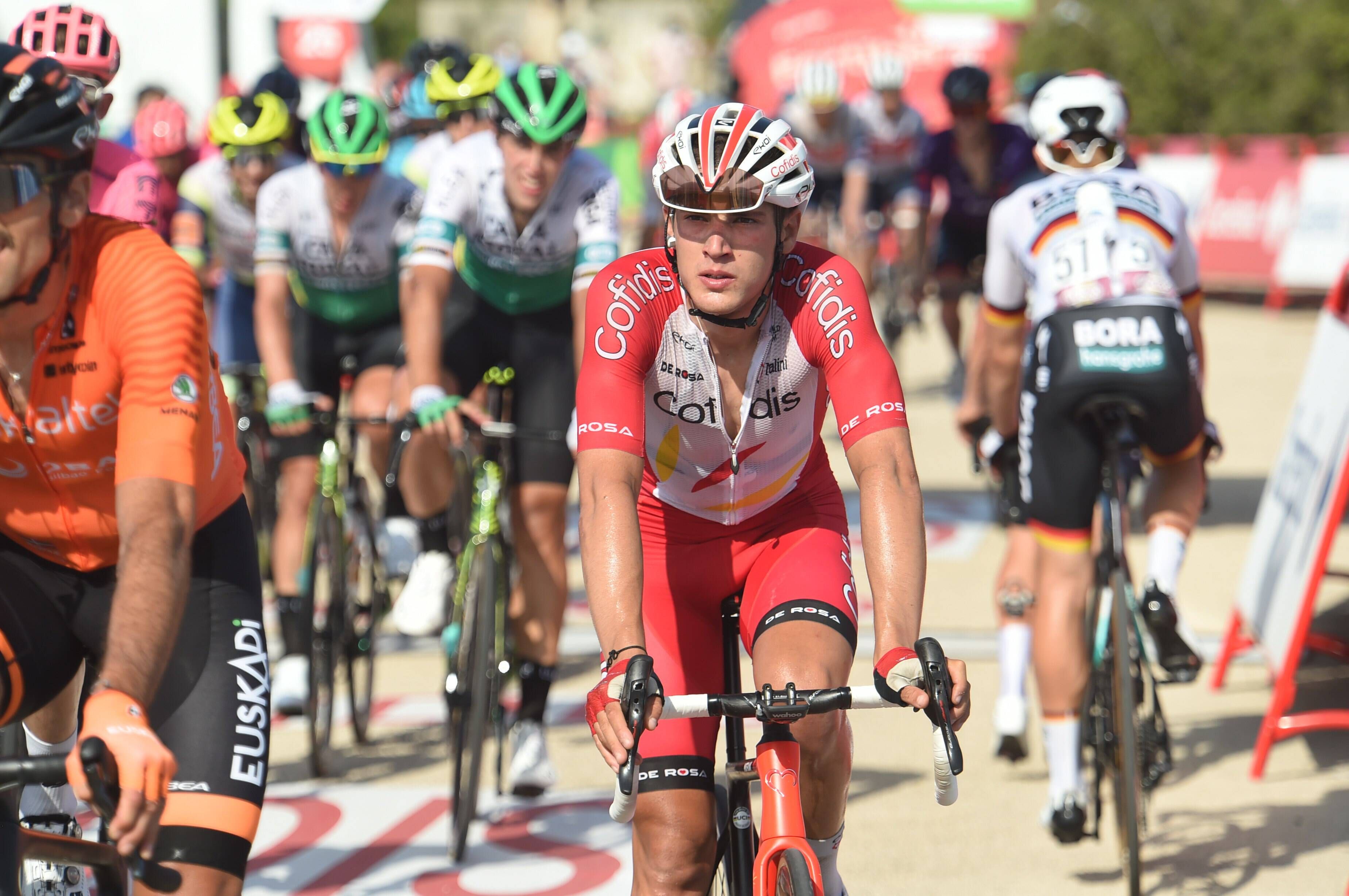  Fernando Barceló con Cofidis en la Vuelta a España 2021.