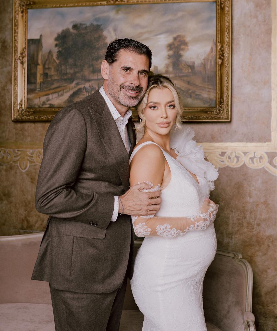  Fernando Hierro y Fani Stipkovic, tras casarse (@fernandohierro)