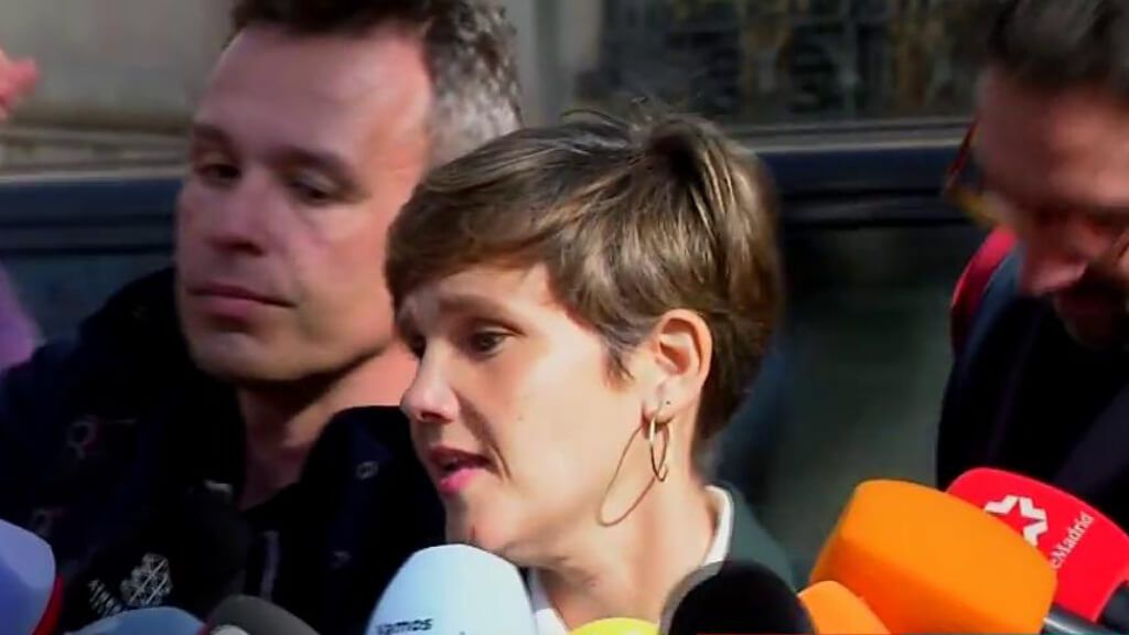 Inés Guardiola, abogada de Dani Alves, reacciona tras la sentencia.