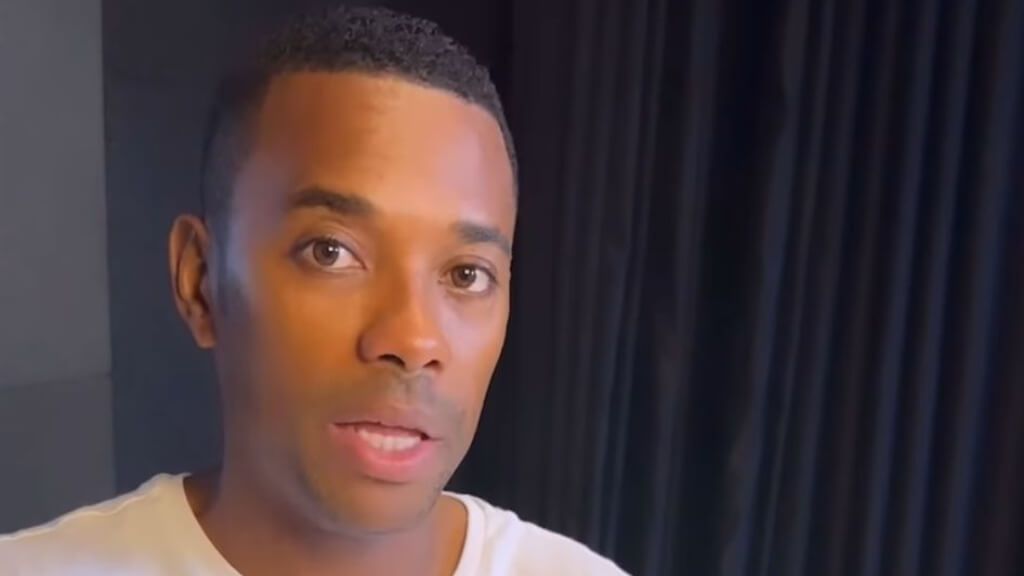  Robinho en el vídeo que ha publicado en redes sociales(Captura de @robinho en Instagram)
