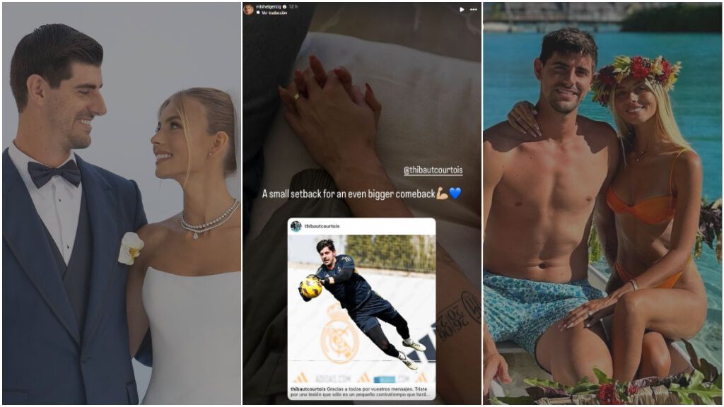 El mensaje de cariño de Mishel Gerzig a Courtois en redes sociales