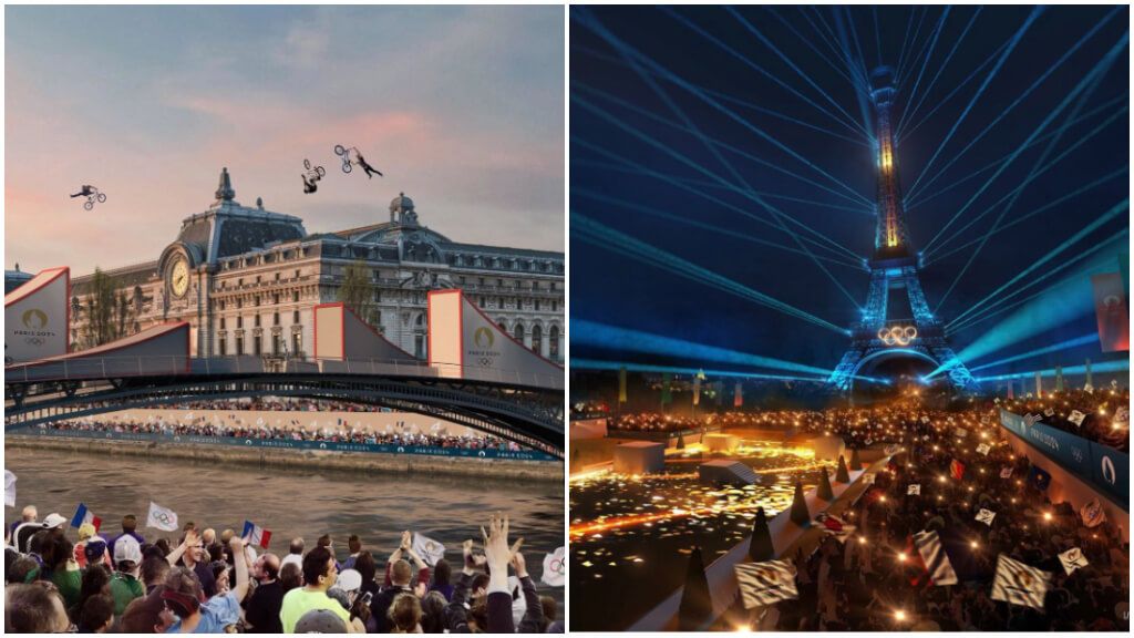  Dibujos de lo que se espera que sea la inauguración de los Juegos Olímpicos de París 2024 (foto: