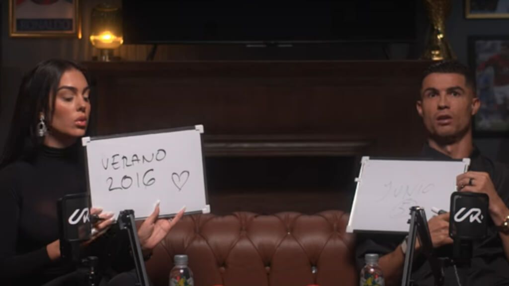  Cristiano Ronaldo y Georgina en el nuevo canal del portugués