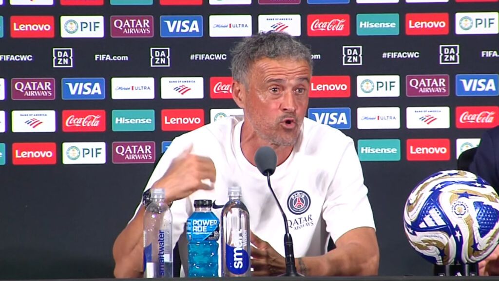  Luis Enrique, en la previa del PSG-Real Madrid.