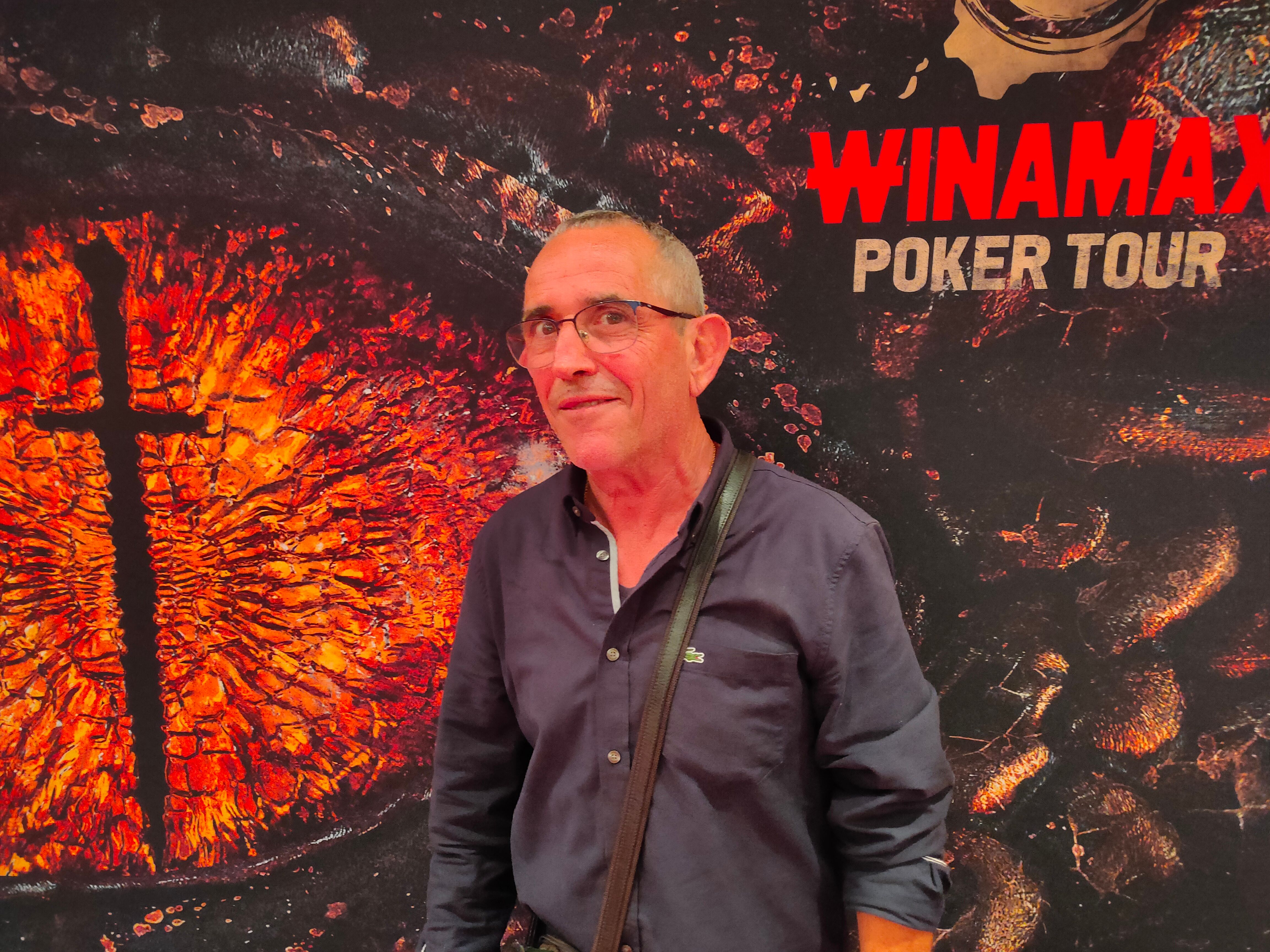 Francisco Javier Pérez, aficionado del póker.