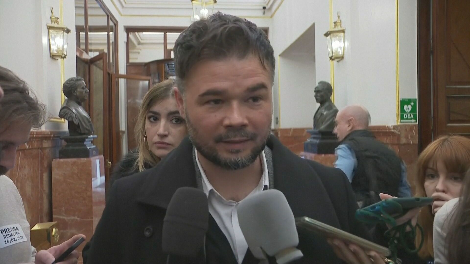 Gabriel Rufián en el Congreso de los Diputados