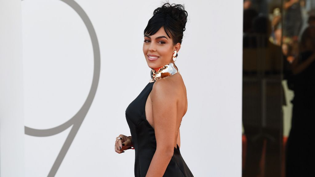  Georgina Rodríguez en la alfombra roja del Festival de Cine de Venecia (Cordon Press)