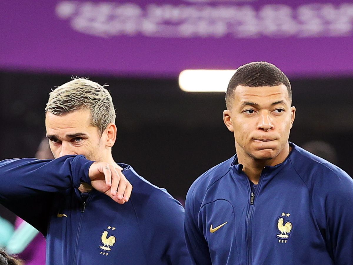  Griezmann y Mbappé, en un partido con Francia (EFE)