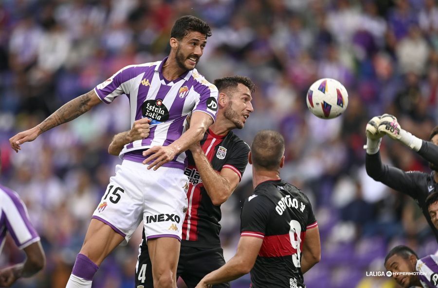 Gustavo Henrique, durante el Real Valladolid - Cartagena.