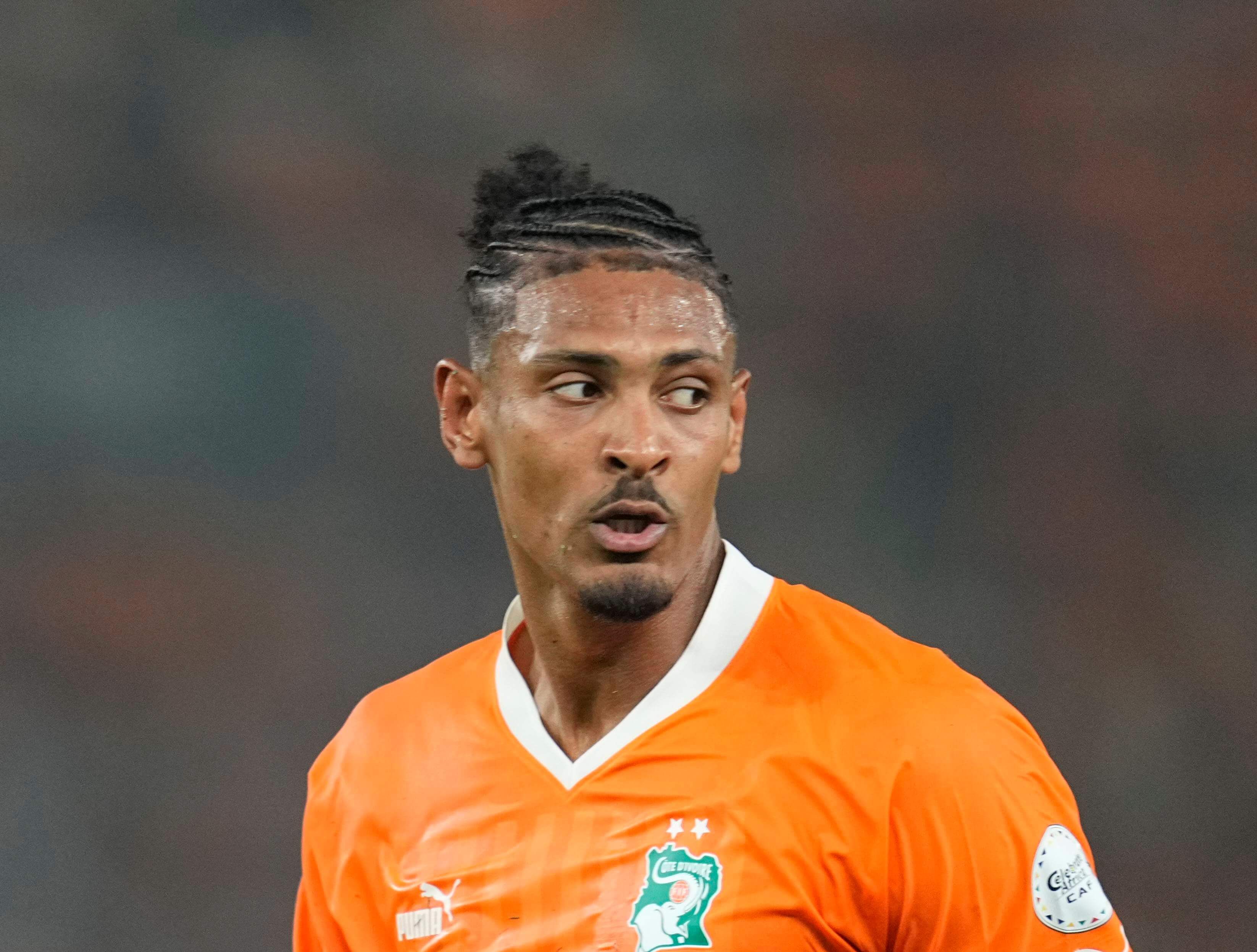  Haller en la final de la Copa África entre Costa de Marfil y Nigeria.