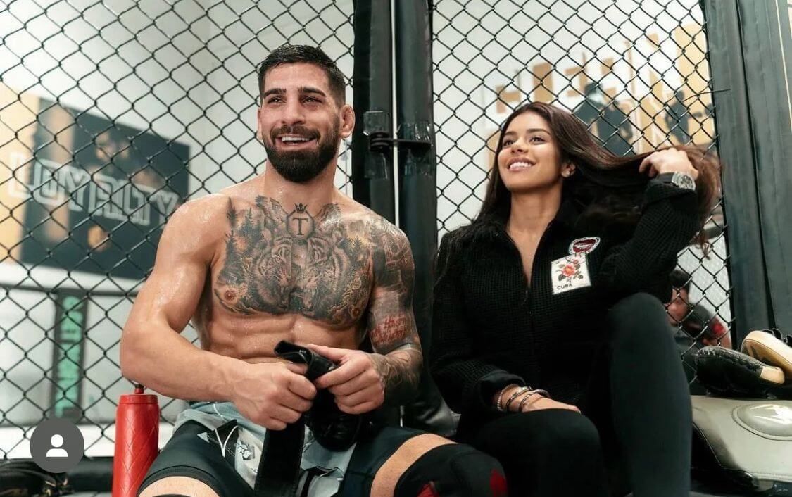 Ilia Topuria junto a su pareja, Giorgina Uzcategui.