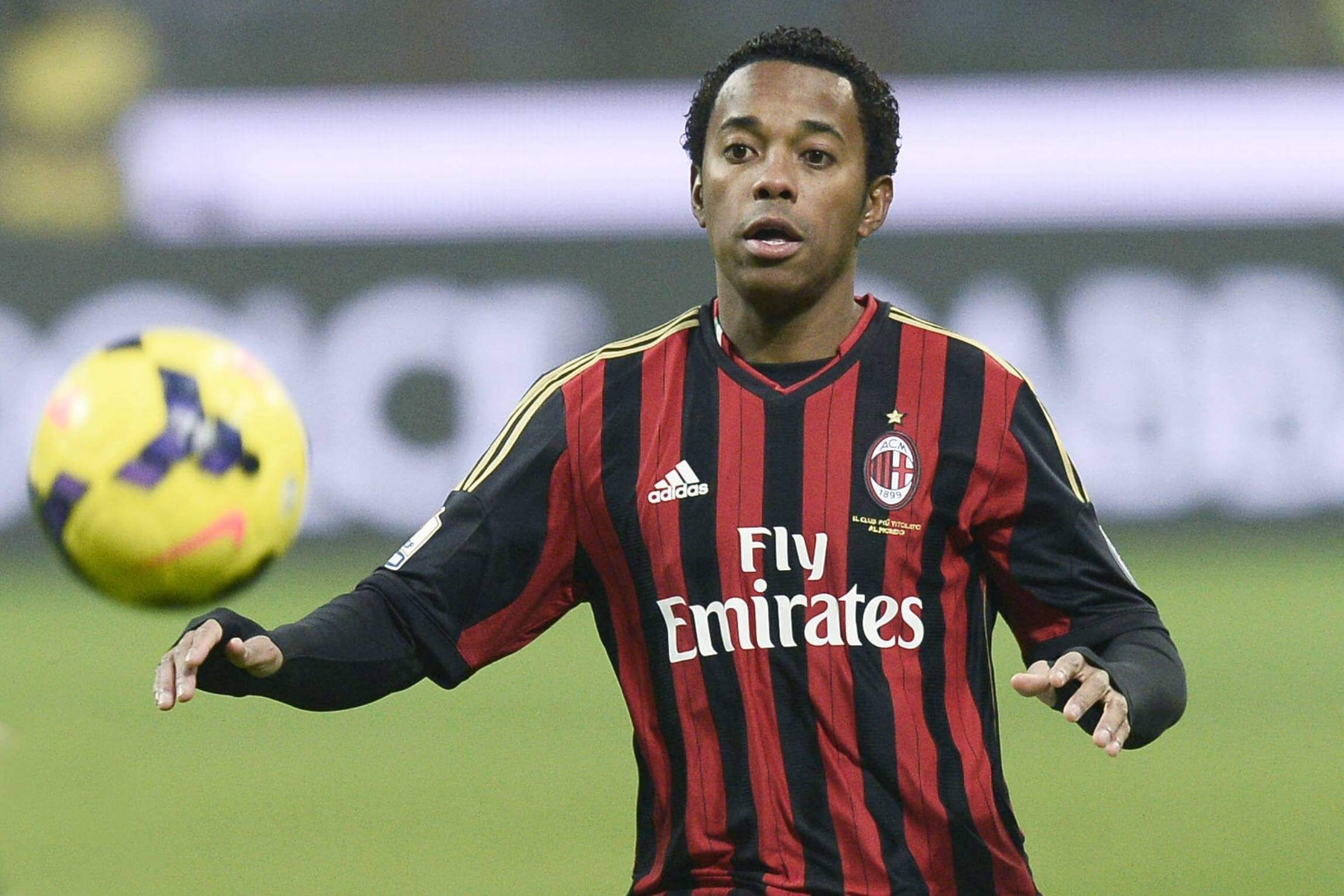  Robinho en su etapa como jugador del AC Milan