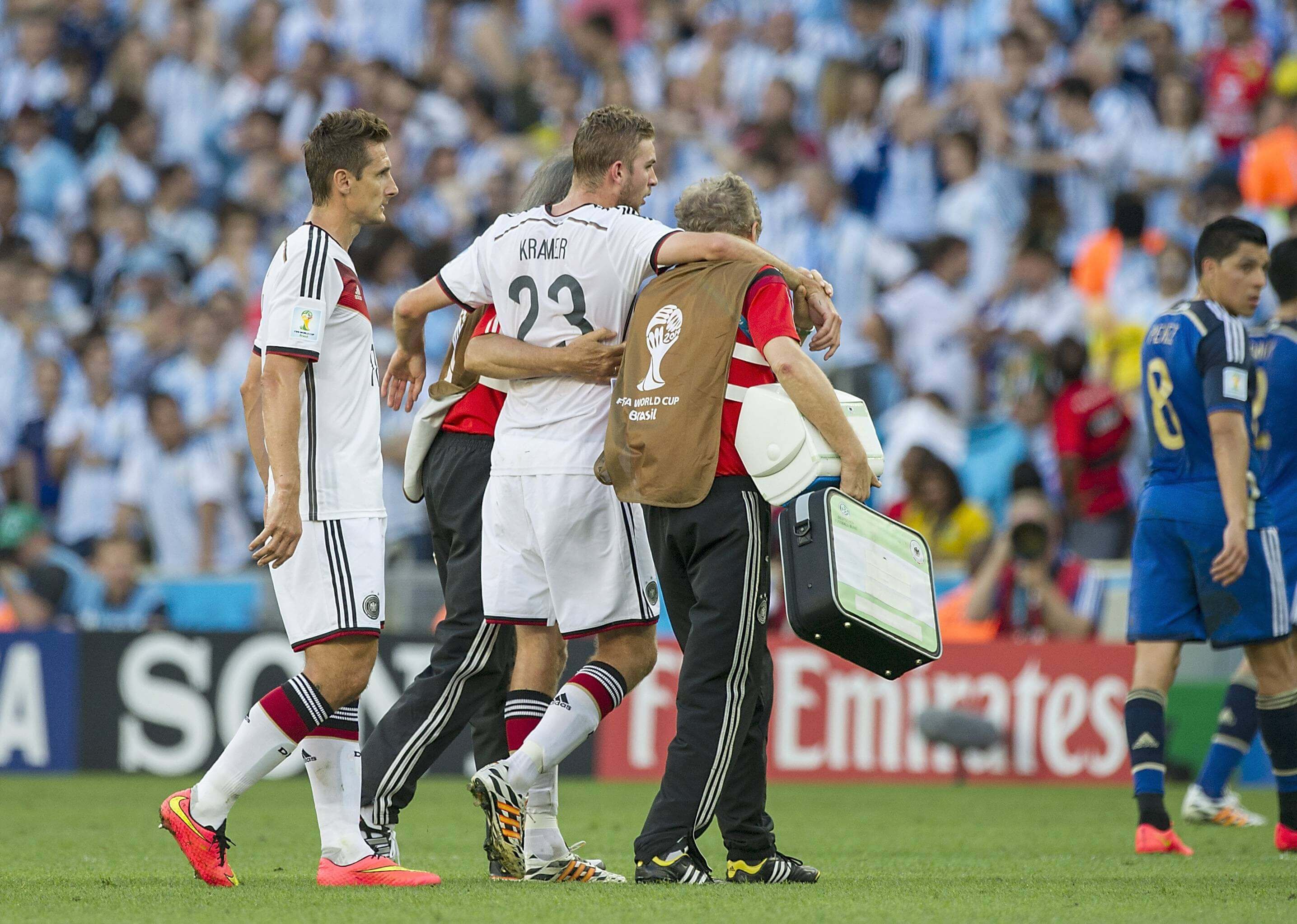  Christoph Kramer fue sustituido por un golpe en la cabeza (Cordon Press)