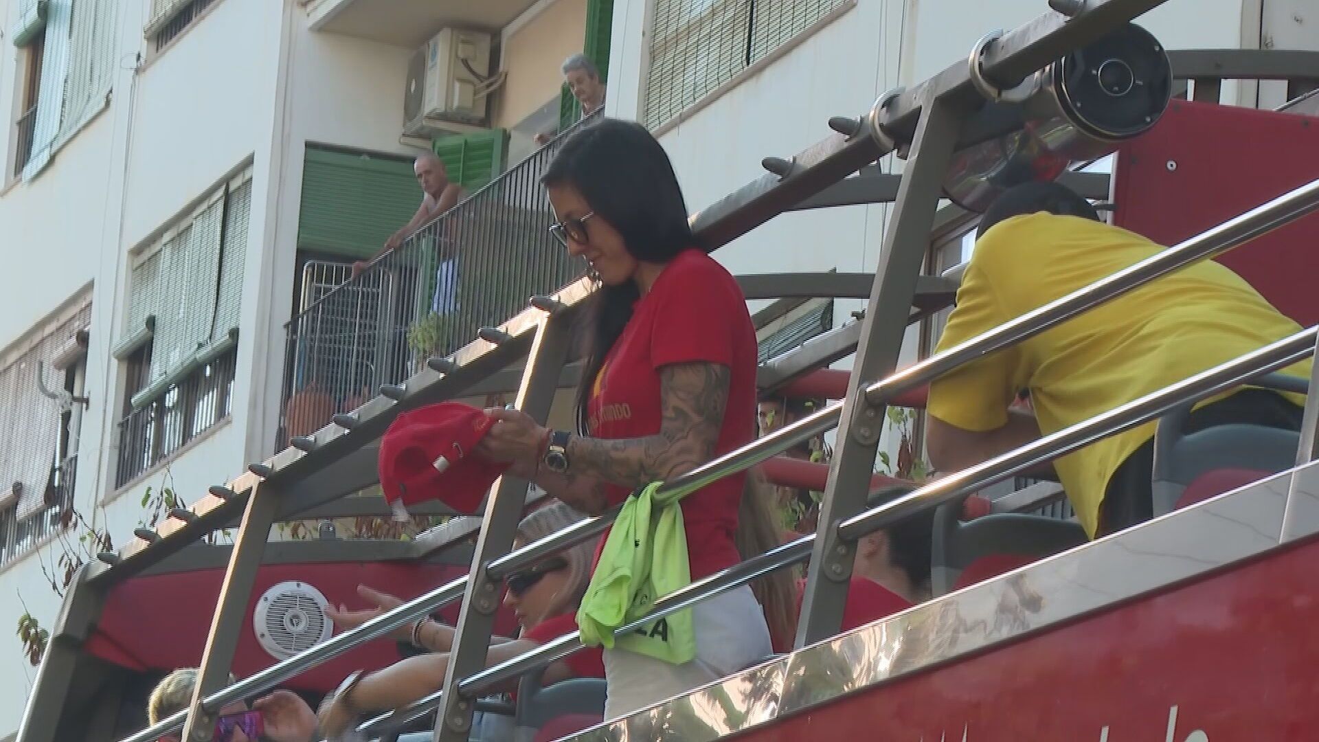 Jenni Hermoso en Ibiza con la selección española