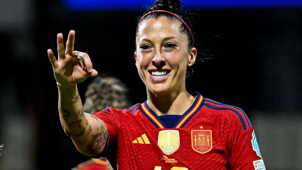  Jenni Hermoso jugando con la selección (Fuente. CordonPress)