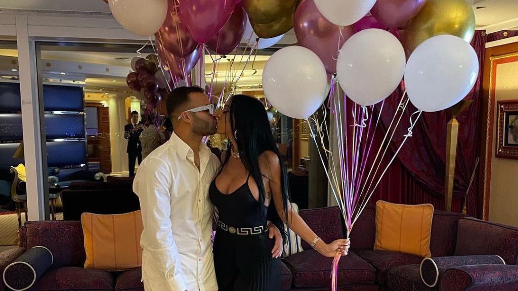  Jesé y Aurah, celebrando un cumpleaños.