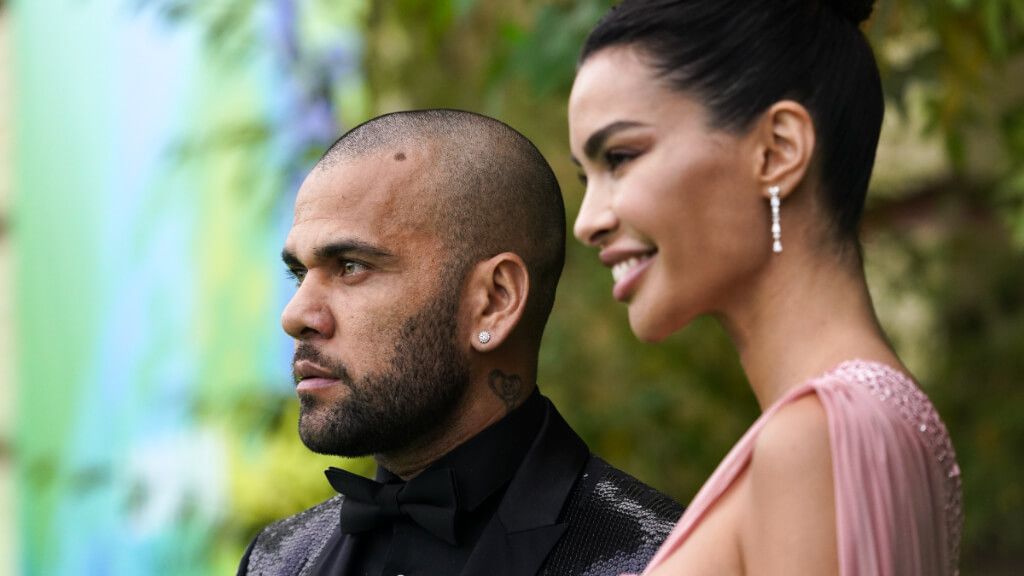 Joana Sanz y Dani Alves en un evento (Europa Press)