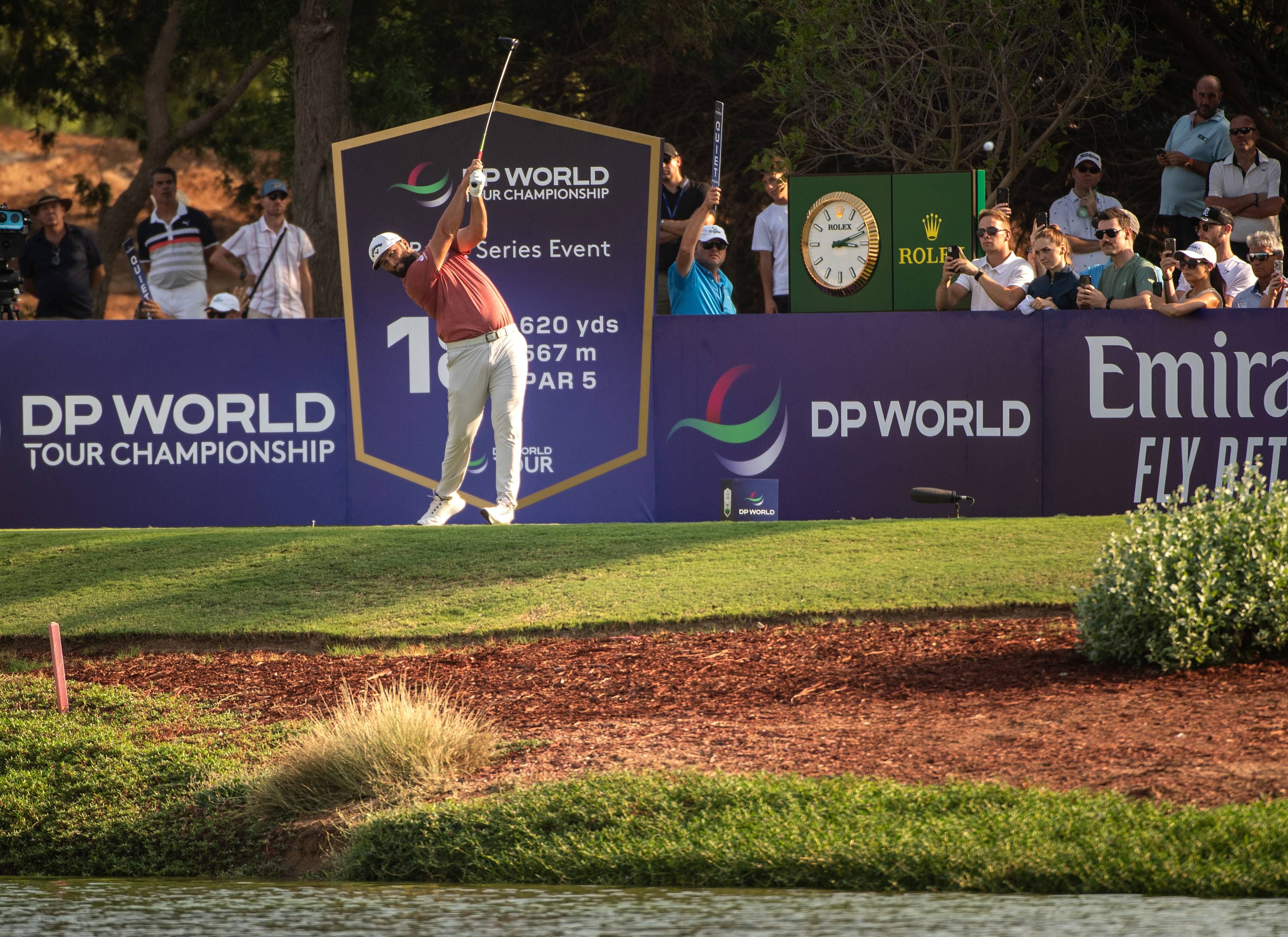  Jon Rahm durante el DP World Tour Championship. (Fuente: Cordon Press)