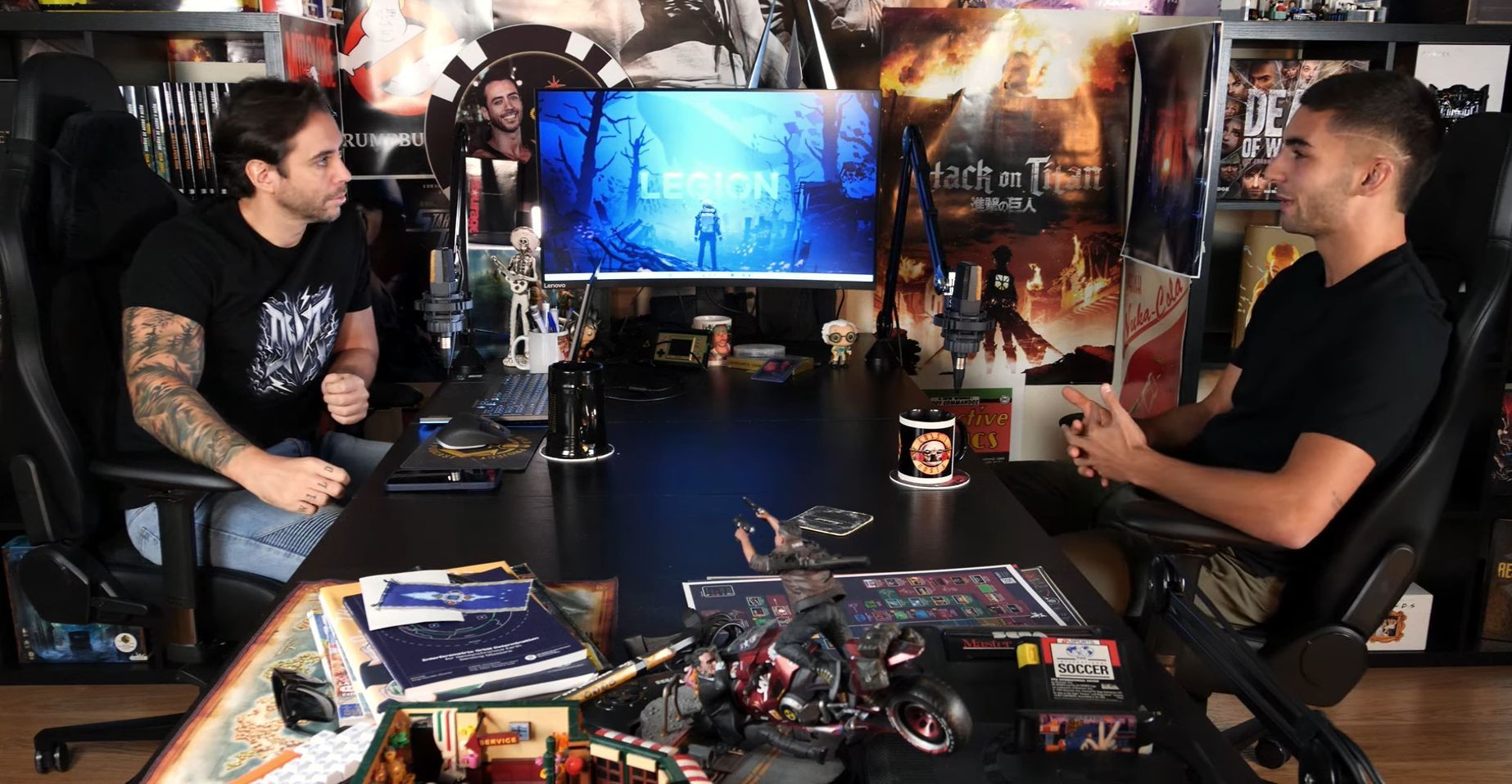  Jordi Wild y Ferran Torres en el set up del youtuber (canal de YouTube de Jordi Wild)