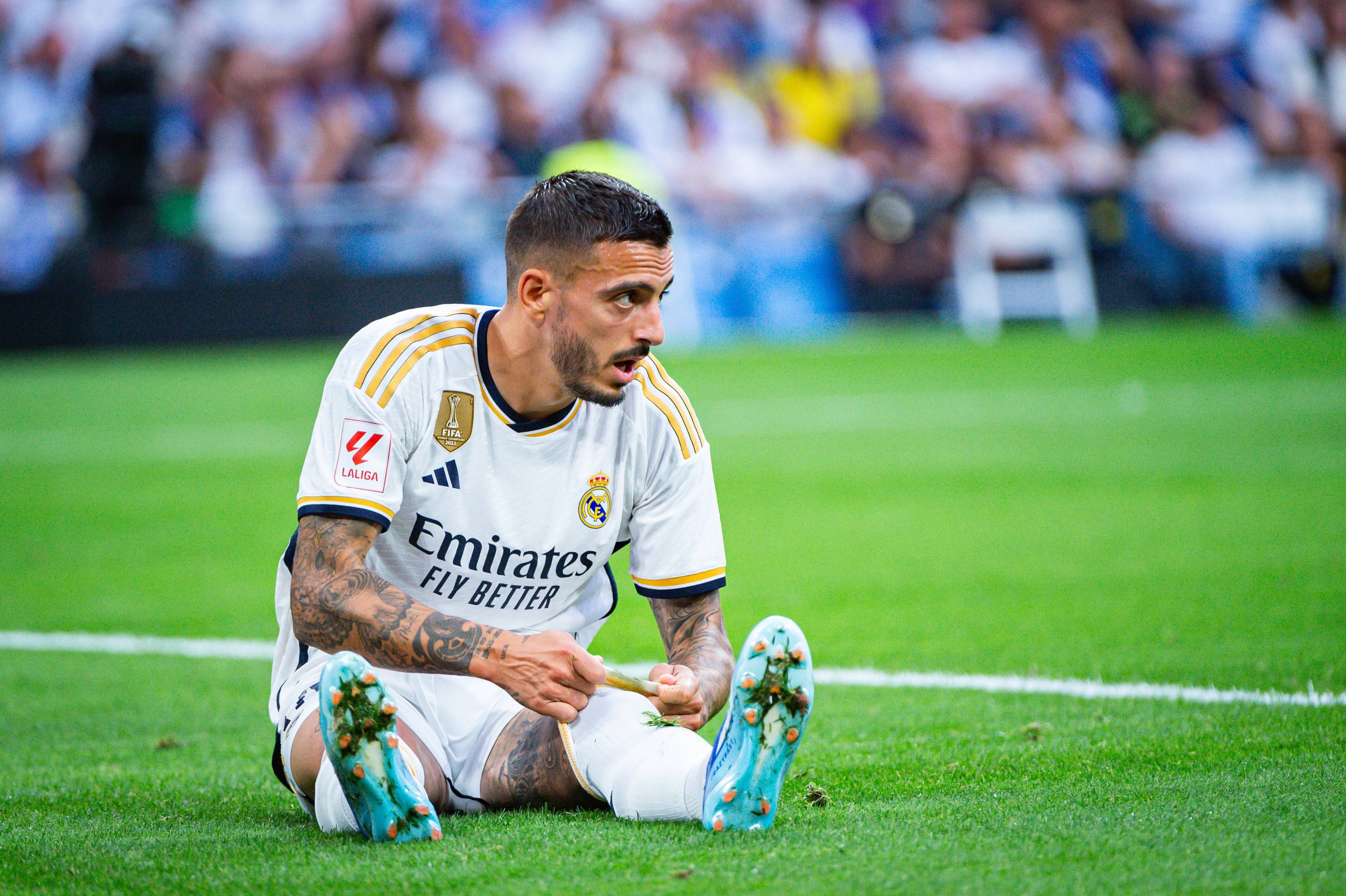  Joselu durante un partido con el Real Madrid (Cordon Press)