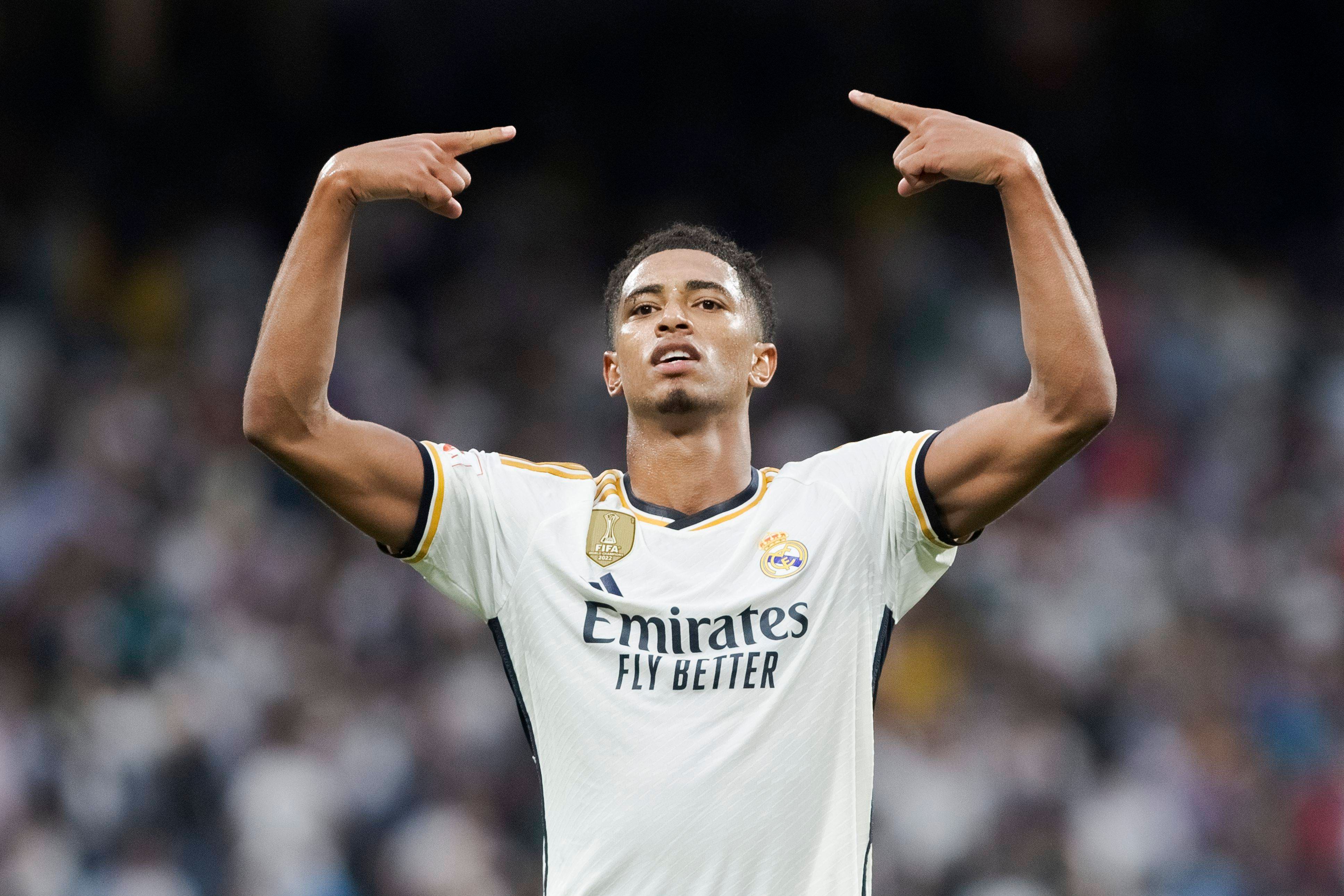  Jude Bellingham celebra su gol en el Real Madrid-Getafe.