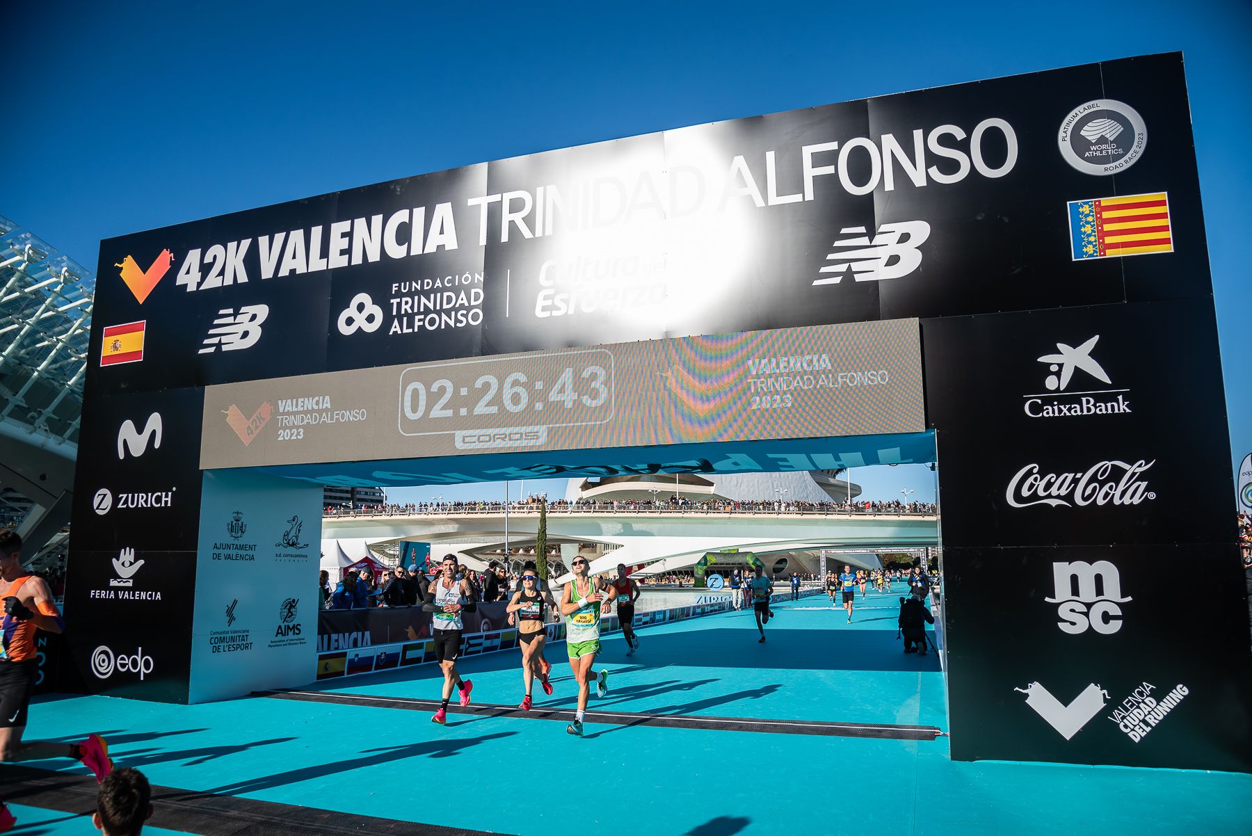 Julia Mayer en el Maratón Valencia