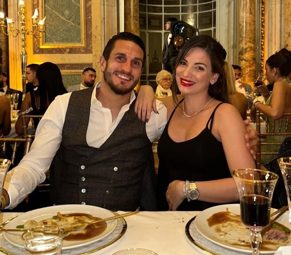 Koke y Beatriz Espejel en el cumpleaños de Memphis