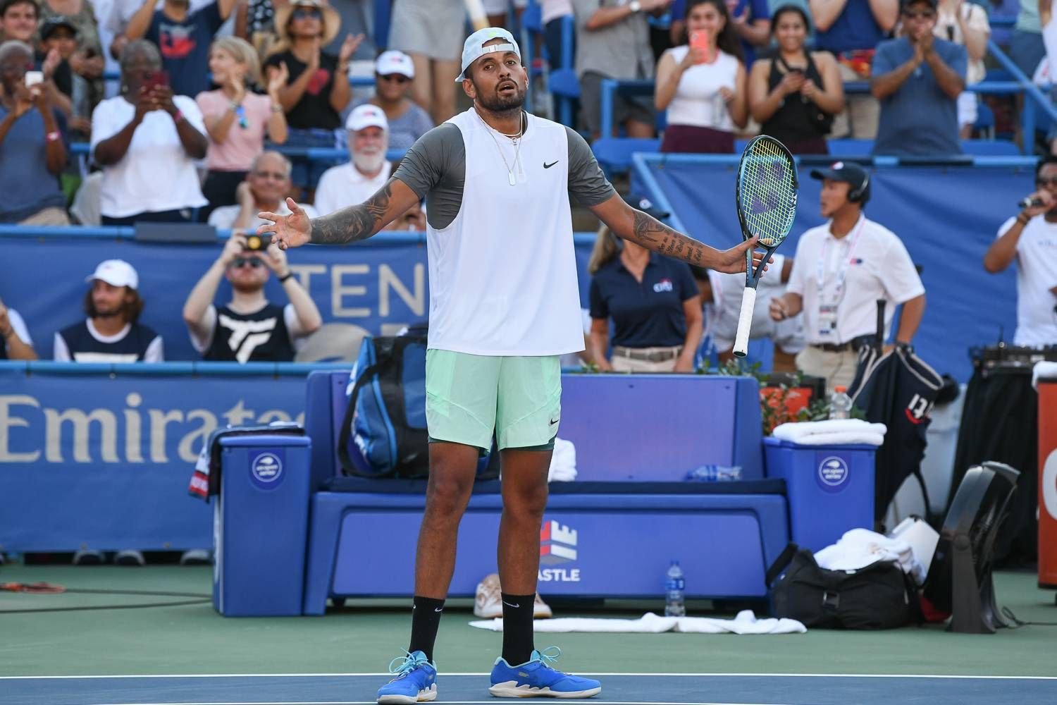  Nick Kyrgios, durante el torneo ATP 500 de Washington.