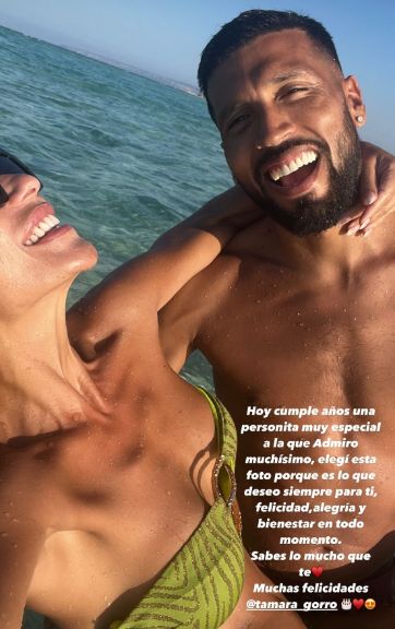  La felicitación de Garay a Tamara Gorro (@ezequielgaray24)