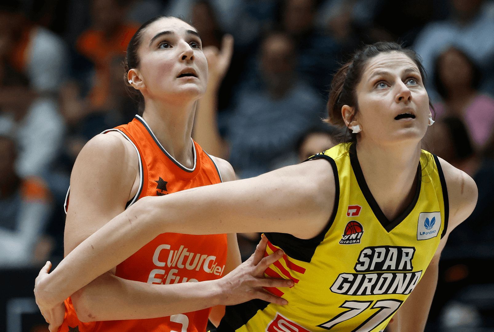  La Fonteta disfruta de una victoria de equipo del Valencia Basket ante Spar Girona (74-52)