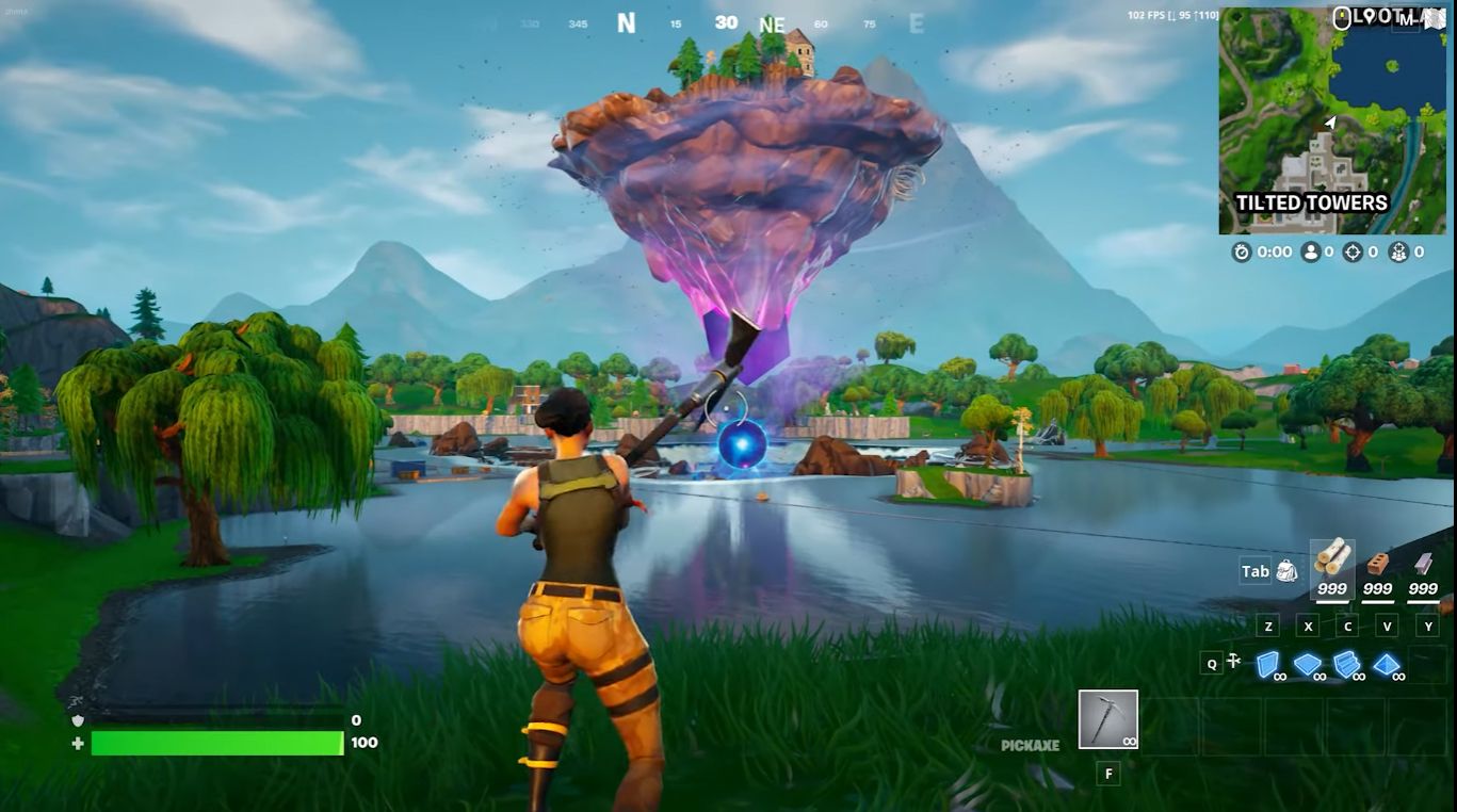 La isla flotante de Balsa Botín vuelve en la Temporada 6 de Fortnite OG