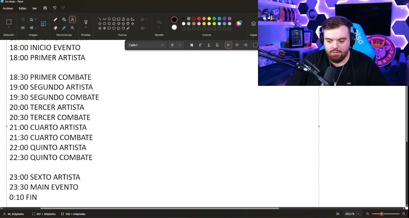 La posible escaleta de la Velada del Año 4 de Ibai