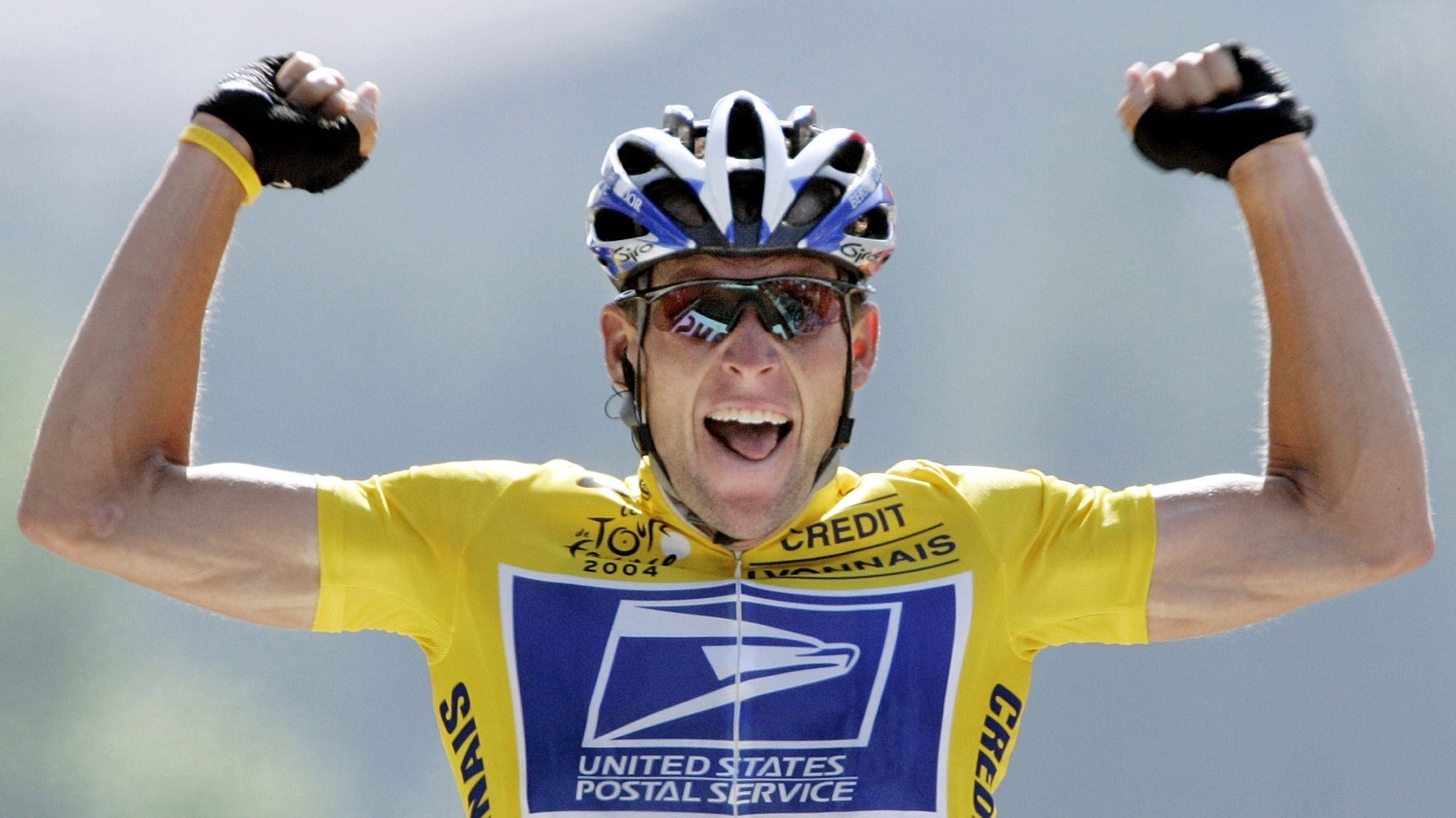 Lance Armstrong, durante un Tour de Francia.