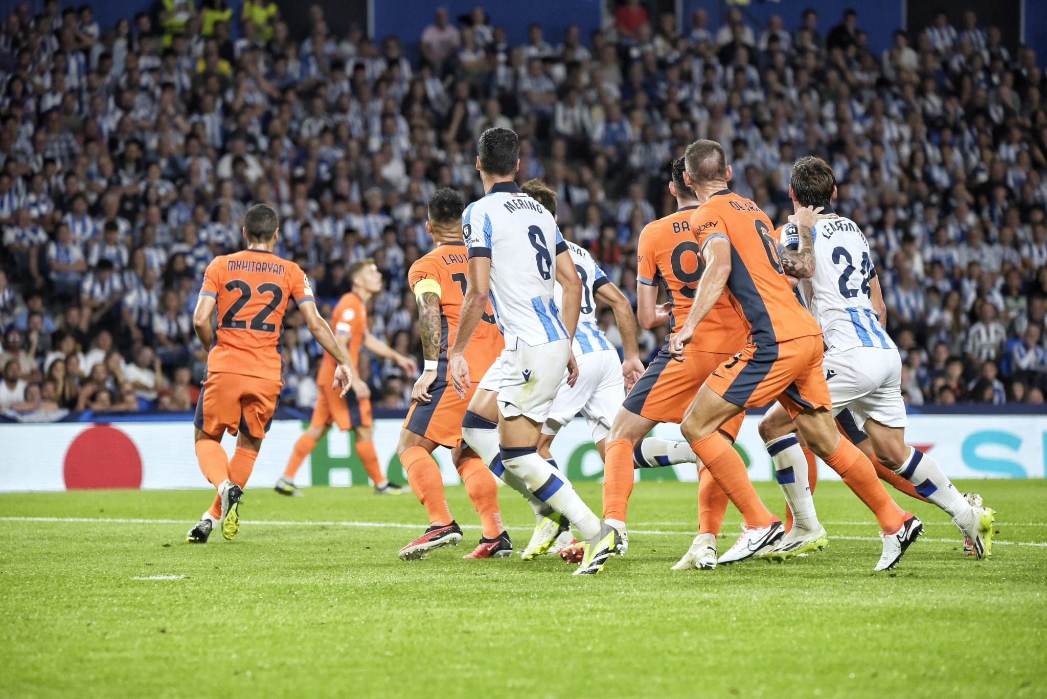  Lance del Real Sociedad - Inter.