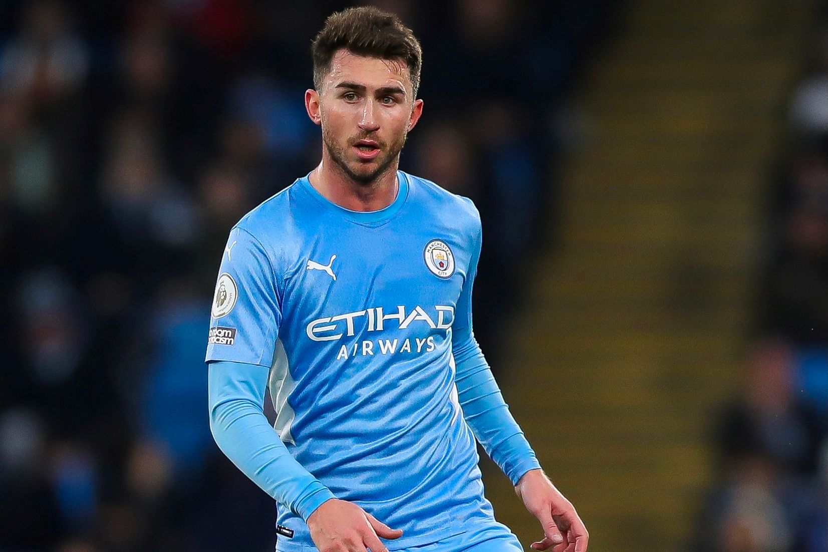  El central Aymeric Laporte, un peso pesado ya en el Manchester City.