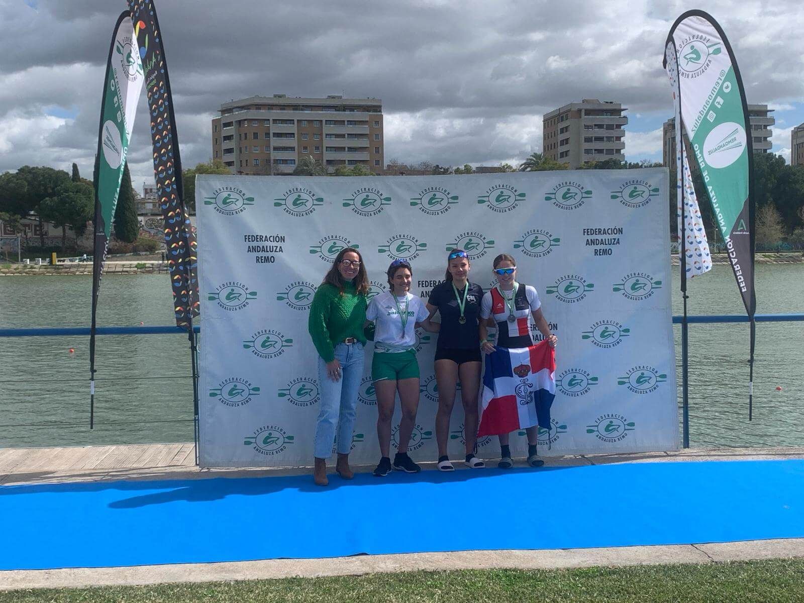 Las protagonistas, en el medallero.